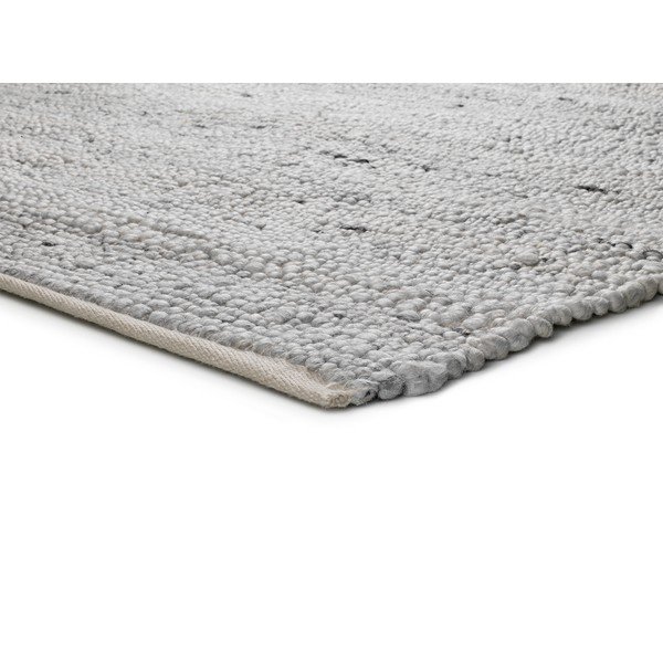 Jasnoszary dywan z tworzywa z recyklingu Universal Cinder, 60x110 cm-image-2