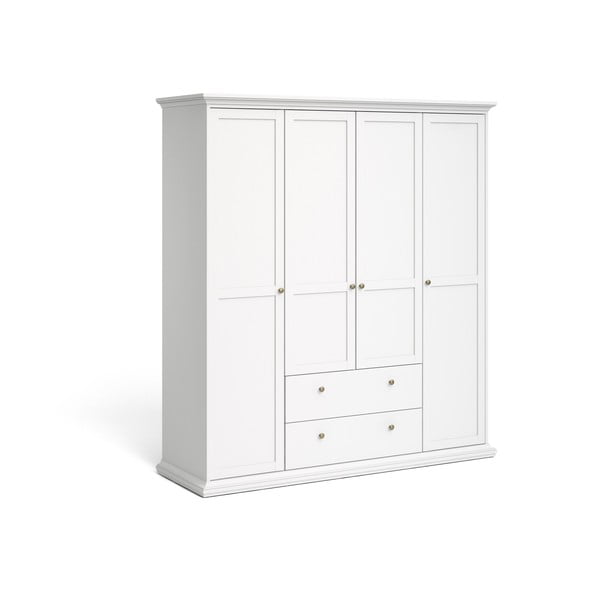 Biała szafa 181x201 cm Paris – Tvilum-image-2