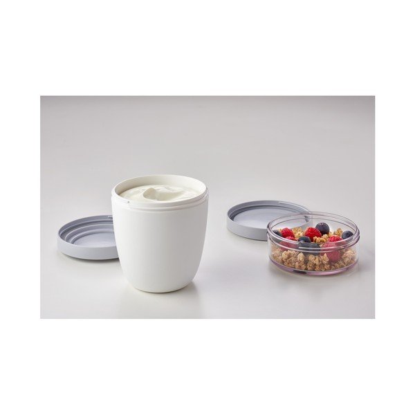 Biały pojemnik śniadaniowy na jogurt Mepal Ellipse-image-4