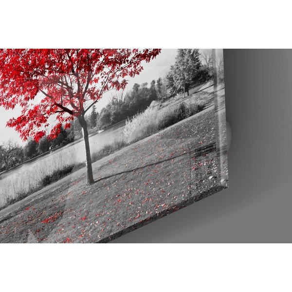 Obraz szklany Insigne Red Tree-image-2