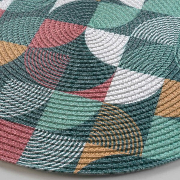 Mata stołowa ø 35 cm Rythmo – douceur d'intérieur-image-1