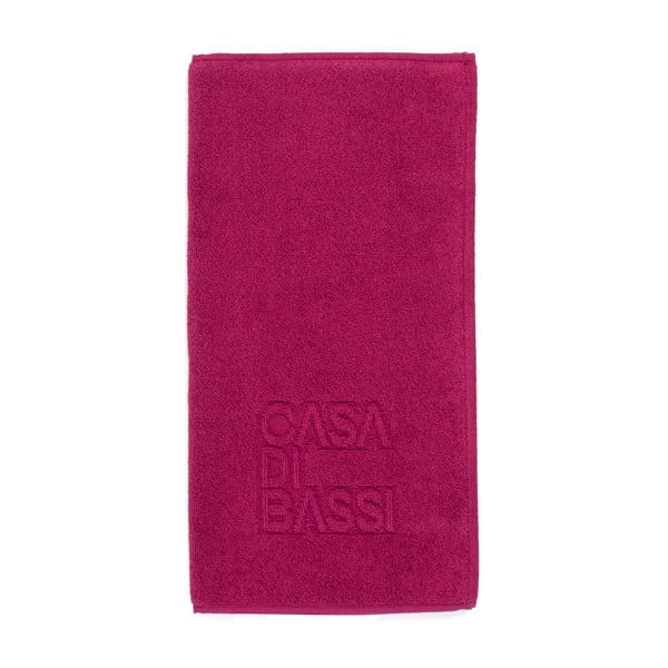 Czerwony bawełniany dywanik łazienkowy z bawełny Casa Di Bassi, 50x70 cm