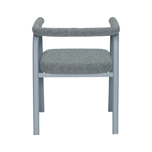 Szare tapicerowane fotele jadalniane zestaw z podłokietnikami 2 szt. Ecto – Hübsch-image-3