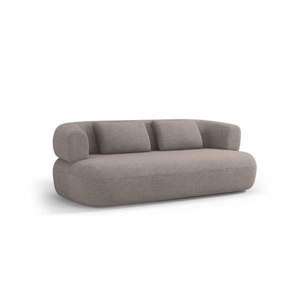 Jasnobrązowa sofa z materiału bouclé 178 cm Jenny – Micadoni 