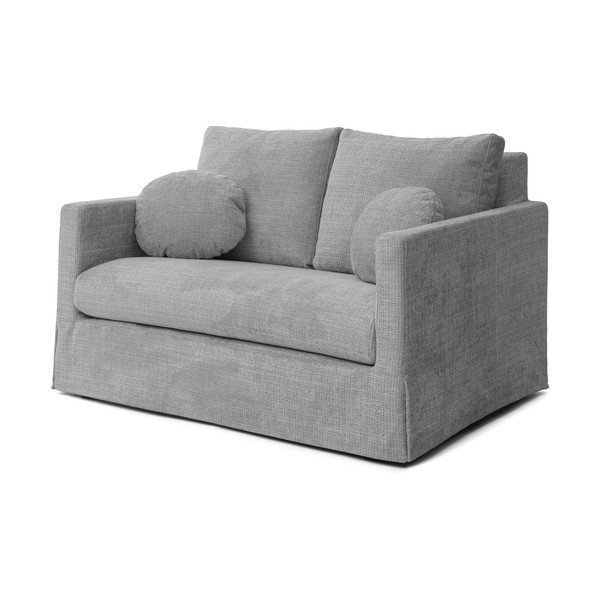 Jasnoszara sofa 140 cm Paphos – Ropez