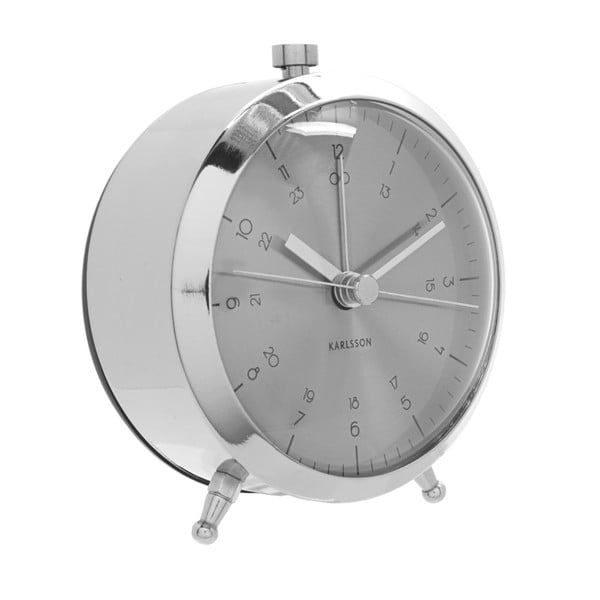 Budzik Karlsson Button Steel-image-1