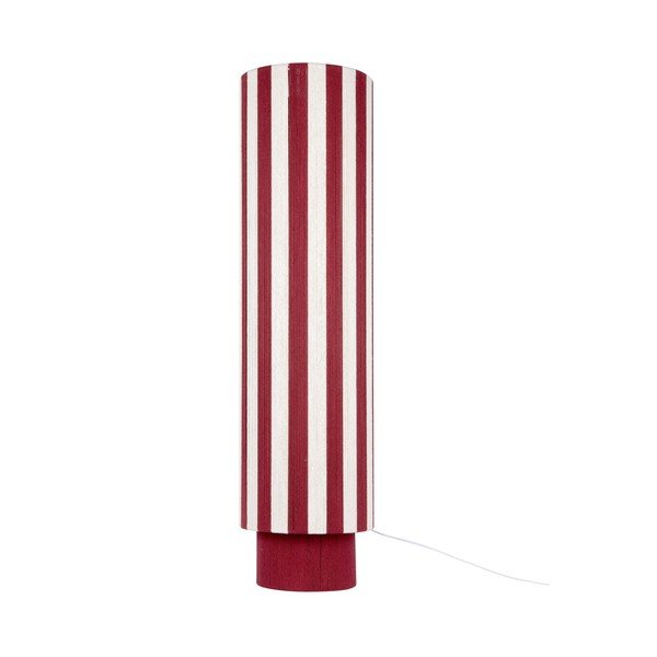 Czerwona/biała lampa stojąca z liny (wysokość 106 cm) Vienna Stripes – Leitmotiv