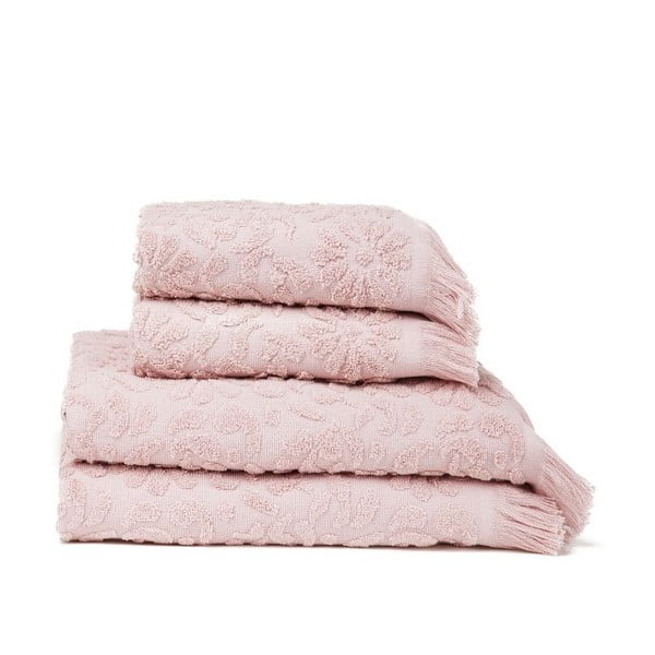 Zestaw 4 ręczników Riad Rose, 50x90 cm + 70x140 cm