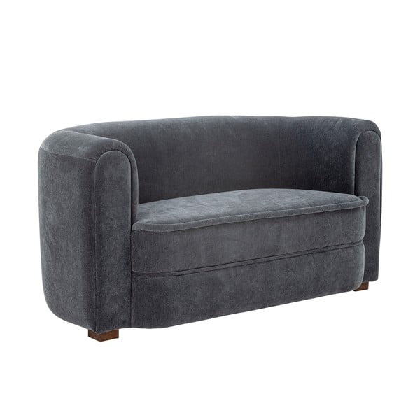 Szaroniebieska aksamitna sofa 152 cm Malala – Bloomingville-image-4