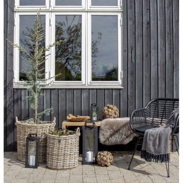 Zestaw 2 koszyków rattanowych House Nordic Indo-image-1