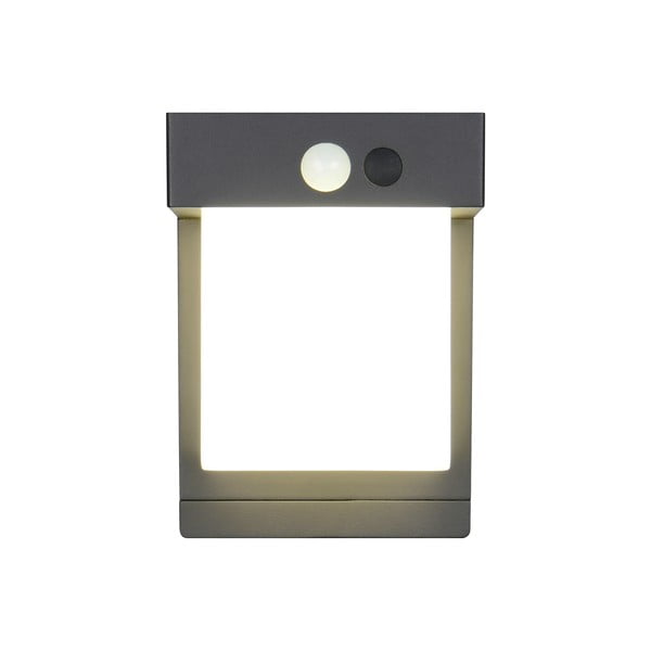 Zewnętrzna solarna lampa ścienna LED (wysokość 14 cm) Colombo – Reality-image-2