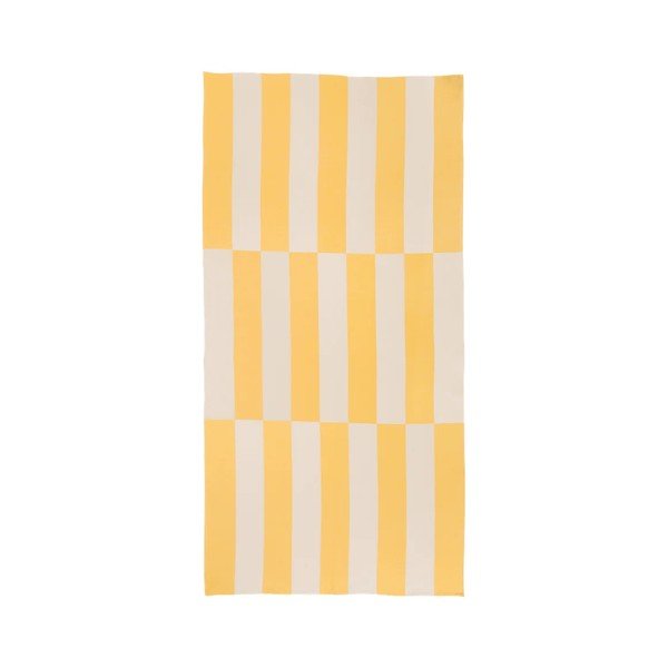 Żółty bawełniany ręcznik plażowy 100x160 cm Su – noo.ma