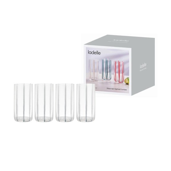 Szklanki zestaw 4 szt. 450 ml Stripe – Ladelle-image-2