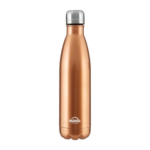 Podróżna butelka termiczna ze stali nierdzewnej w kolorze miedzi Premier Housewares Mimo, 350 ml
