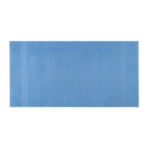 Niebieski ręcznik z czystej bawełny Sky, 50x90 cm