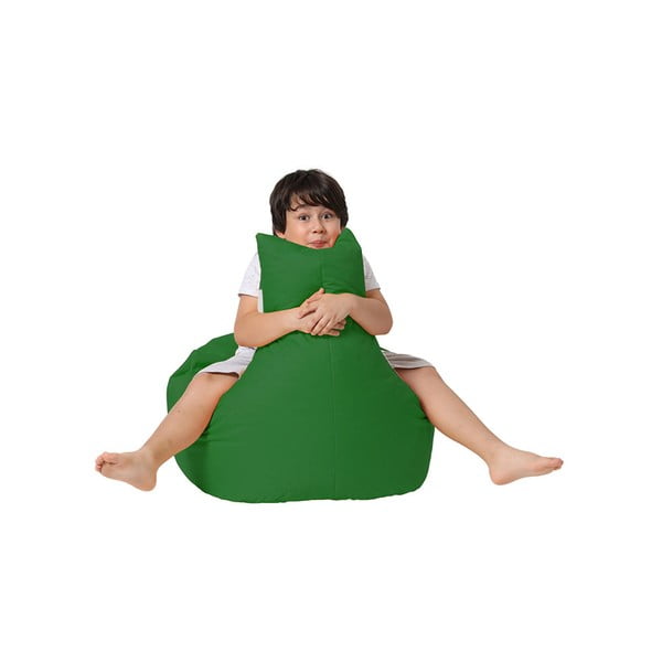 Ciemnozielony dziecięcy worek do siedzenia Baton – Floriane Garden-image-2
