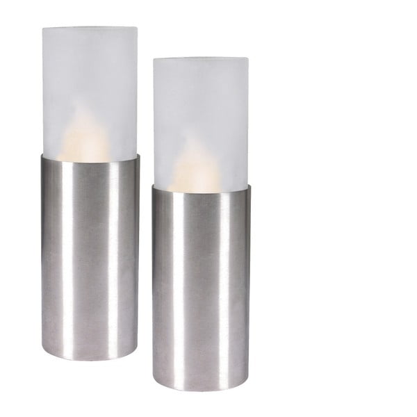 Zestaw 2 świeczek LED Naeve Chromatic, wys. 17,5 cm