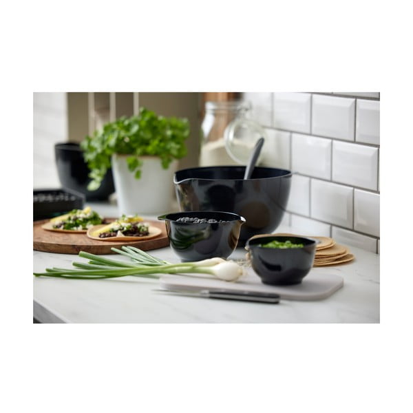 Czarne misy zestaw 4 szt. ø 23 cm Margrethe – Rosti-image-1