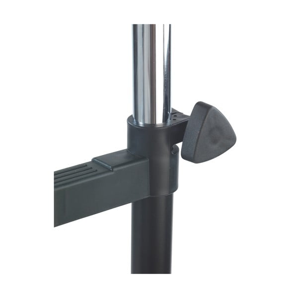 Czarny metalowy teleskopowy stojak na ubrania na kółkach All In – Wenko-image-4