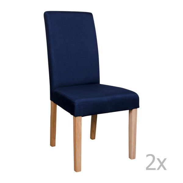 Zestaw 2 niebieskich krzeseł House Nordic Mora