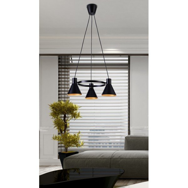 Lampa wisząca w czarno-brązowym kolorze More – Candellux Lighting-image-1