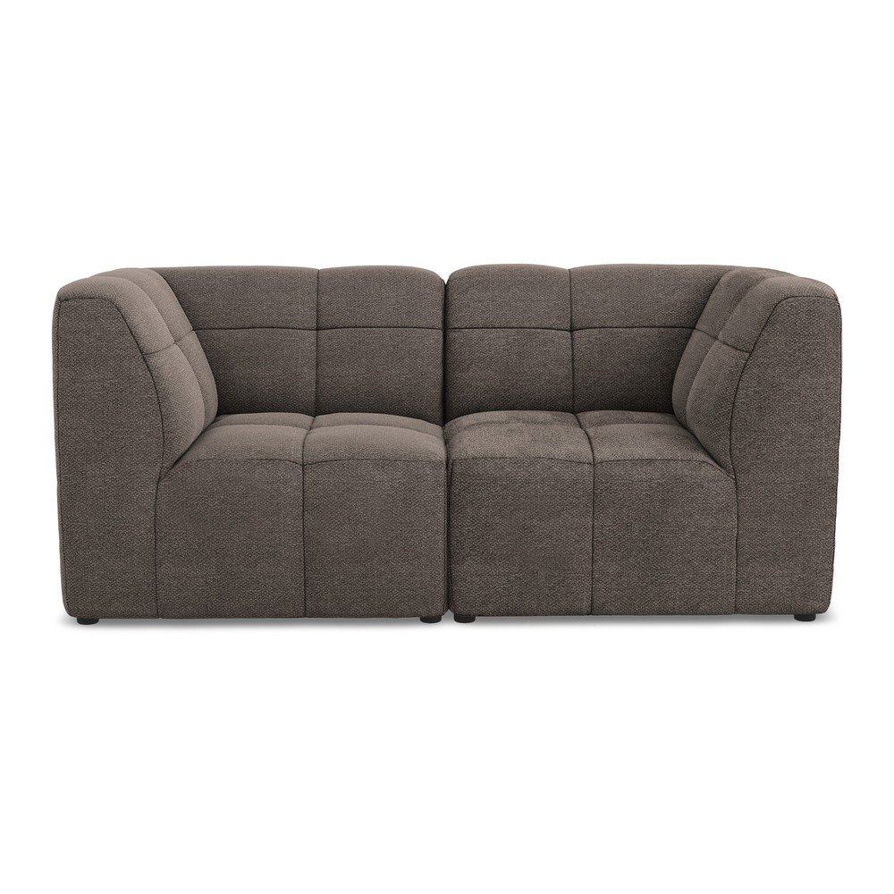 Brązowa sofa z materiału bouclé 180 cm Aloha – Makamii