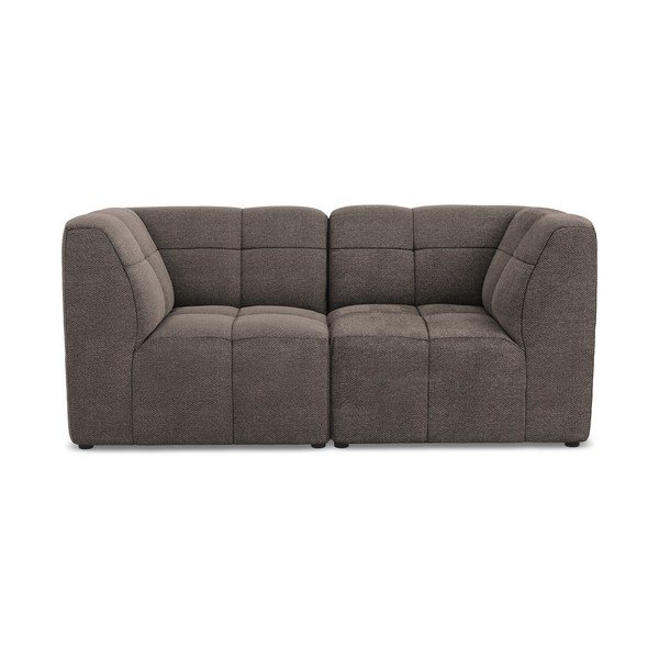 Brązowa sofa z materiału bouclé 180 cm Aloha – Makamii