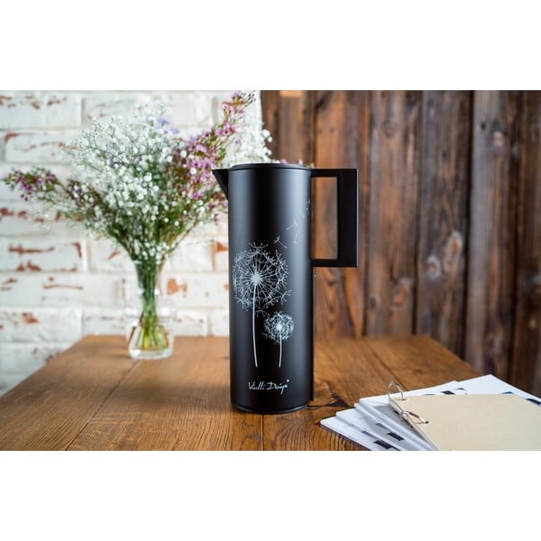 Czarny termos 1 l Corto – Vialli Design-image-4