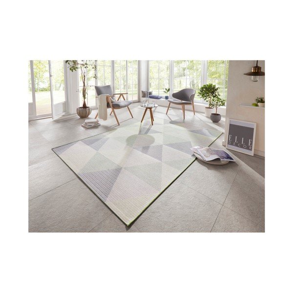 Zielony dywan odpowiedni na zewnątrz Elle Decoration Secret Sevres, 140x200 cm-image-4