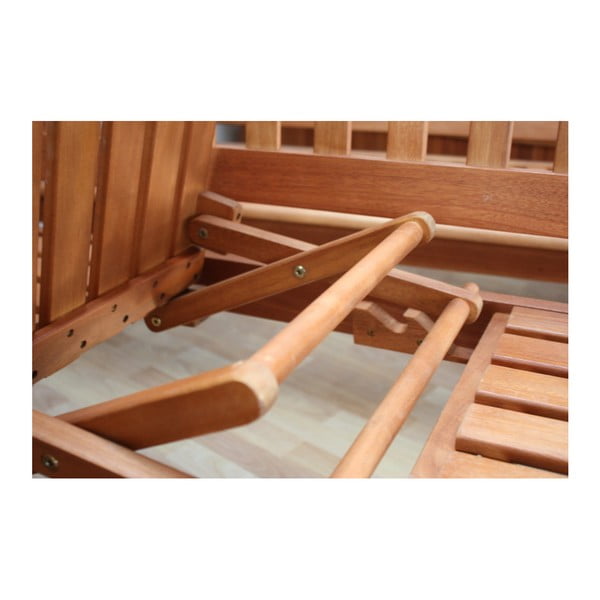 Ławka ogrodowa ze stolikiem z drewna eukaliptusowego Garden Pleasure Phuket-image-1