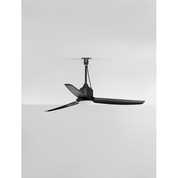 Metalowa lampa sufitowa LED ze ściemniaczem w kolorze matowej czerni Blowy – Nova Luce-image-3