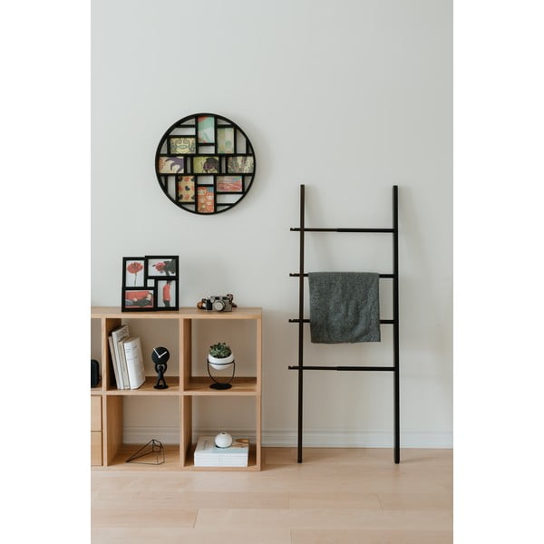 Czarna plastikowa ramka ścienna Luna – Umbra-image-4