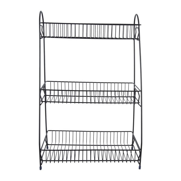 Czarny metalowy regał kuchenny z 3 półkami PT LIVING Tidy-image-2