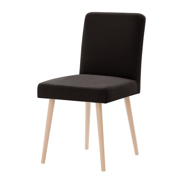 Ciemnobrązowe krzesło z brązowymi nogami Ted Lapidus Maison Fragrance