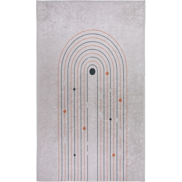 Kremowy dywan odpowiedni do prania 120x160 cm – Vitaus