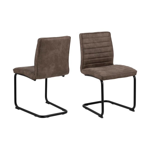 Brązowe krzesło do jadalni Actona Zola-image-4