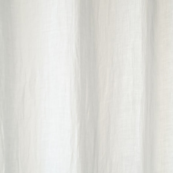 Biała lekka lniana zasłona na troczki Linen Tales Daytime, 275 x 130 cm-image-3