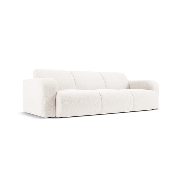 Biała sofa z materiału bouclé 235 cm Molino – Micadoni Home-image-2