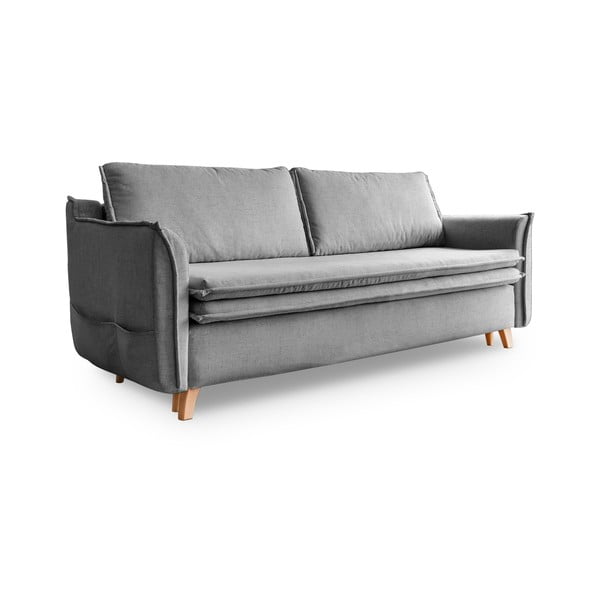 Szara rozkładana sofa 225 cm Charming Charlie – Miuform