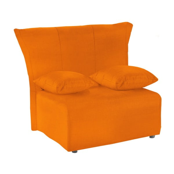 Pomarańczowy fotel rozkładany 13Casa Cedro