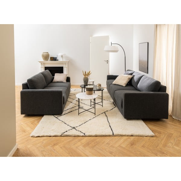 Okrągły stolik z marmurowym blatem ø 52 cm Avila – Actona-image-3