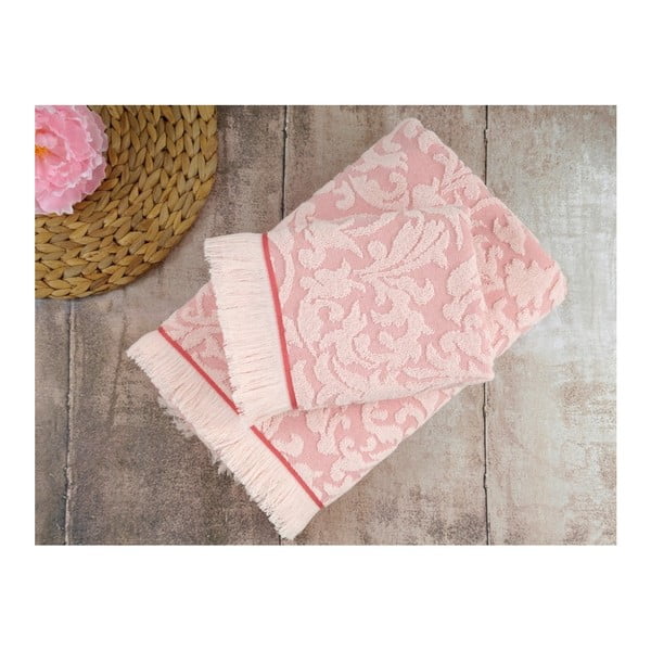 Różowy ręcznik Irya Home Royal, 90x150 cm