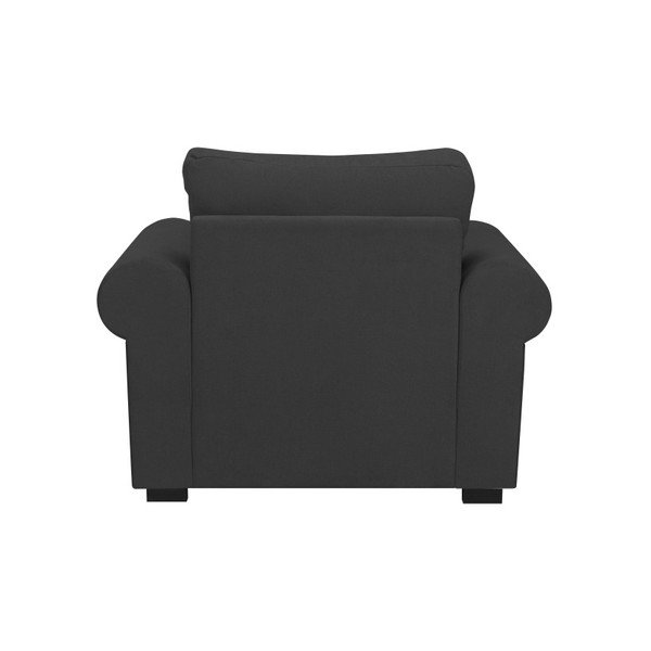 Ciemnoszary fotel Windsor & Co Sofas Hermes-image-1