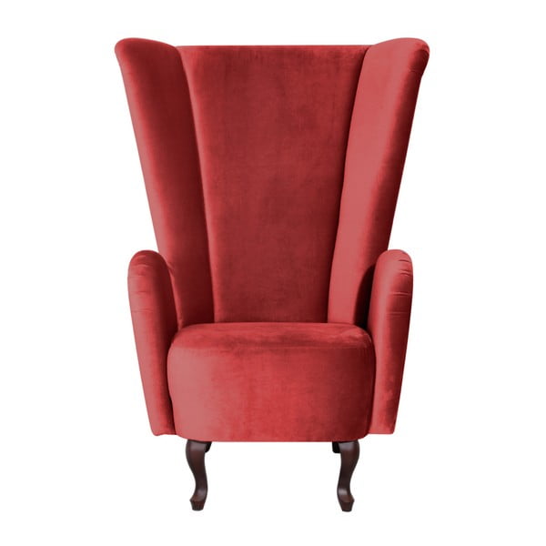 Ciemnoczerwony fotel Max Winzer Anastasia