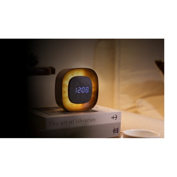 Budzik cyfrowy Lumos Walnut – Gingko-image-2