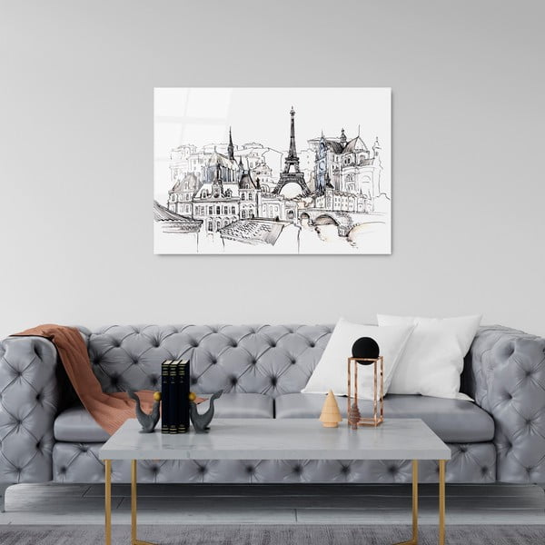 Szklany obraz 70x100 cm Paris – Wallity-image-3