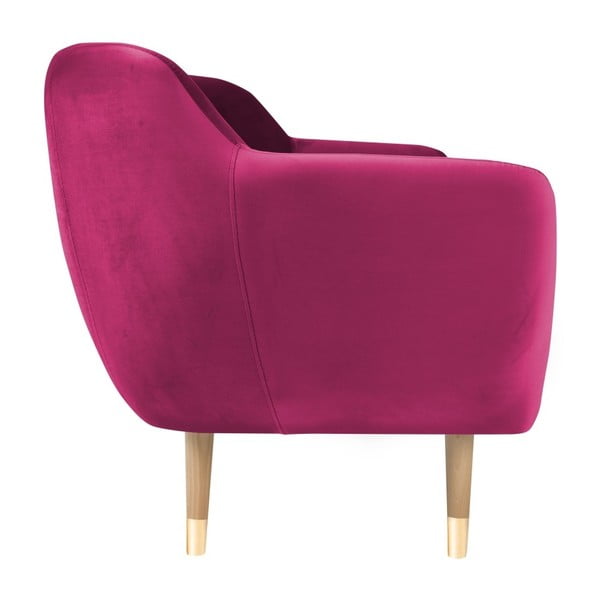 Różowa sofa 3-osobowa Mazzini Sofas Amelie-image-1