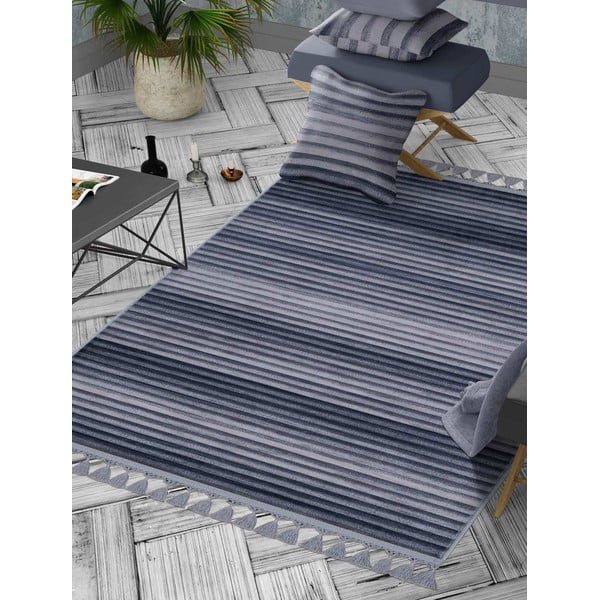 Szary dywan odpowiedni do prania 160x100 cm − Vitaus-image-1