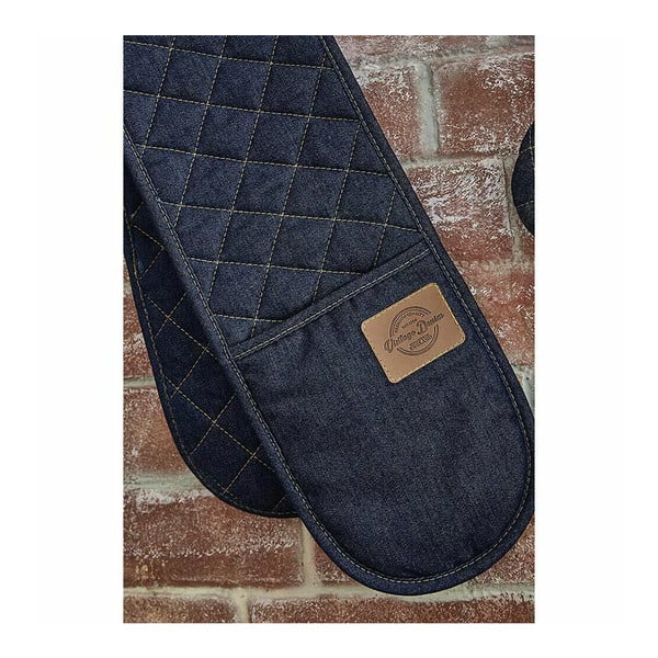 Podwójna łapka kuchenna Cooksmart ® Oxford Denim-image-2