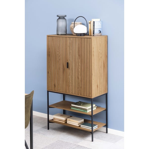 Szafka w dekorze dębu 80x140 cm Jaipur – Actona-image-1